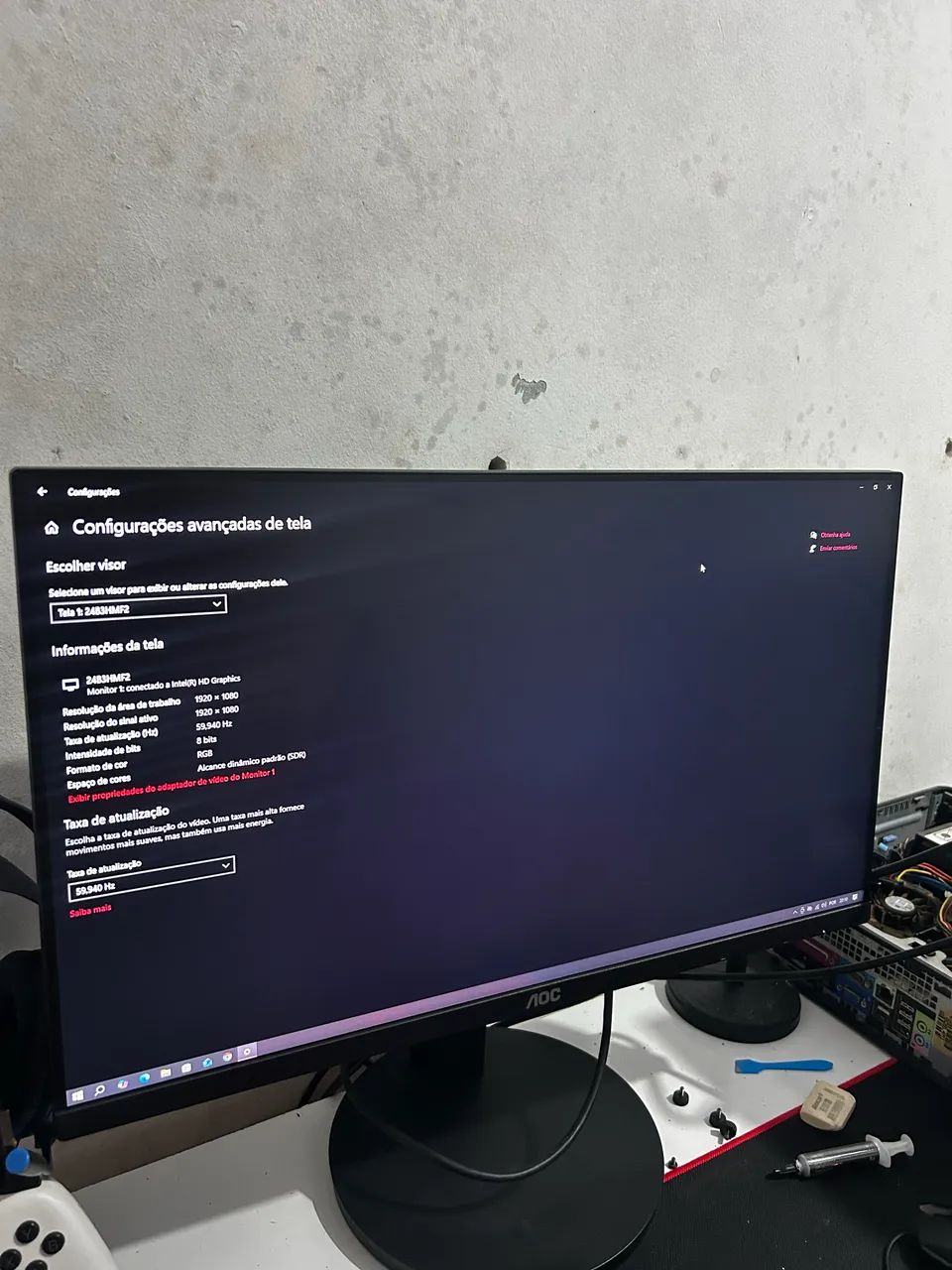 Monitor AOC 23,8 polegadas NOVO - Foto 2