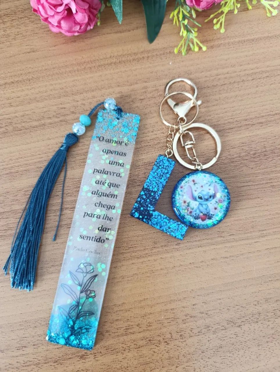 Kit Presente Personalizado - Chaveiro + Marcador a partir de R$35