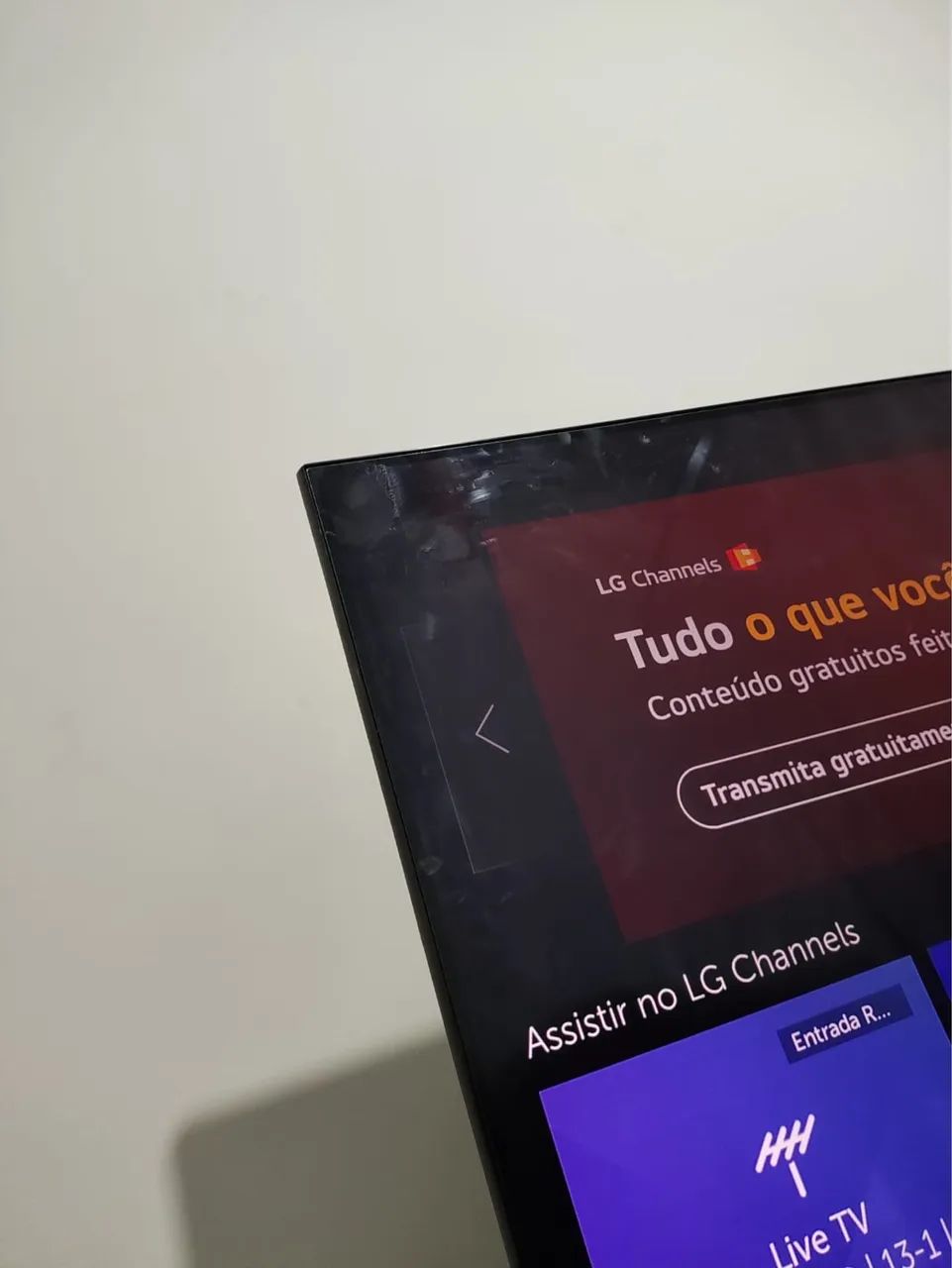 LG 50 polegadas tela infinita  - Foto 5