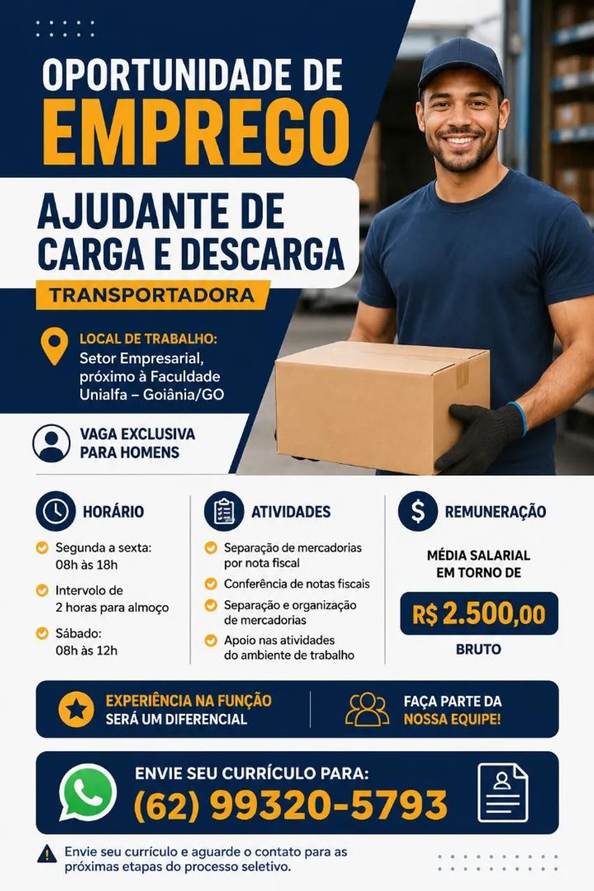 Vaga de emprego 