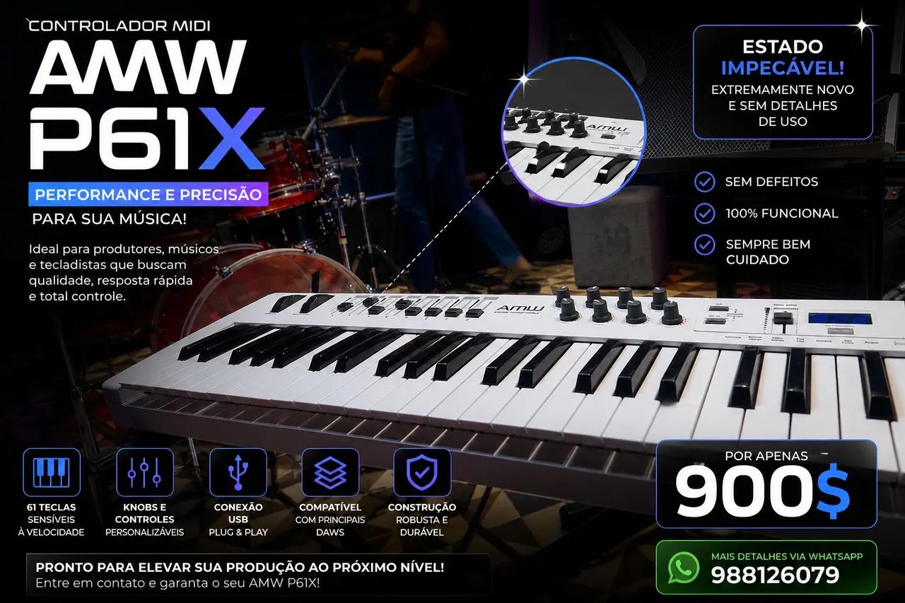 Controlador amw p61x teclado - Foto 2