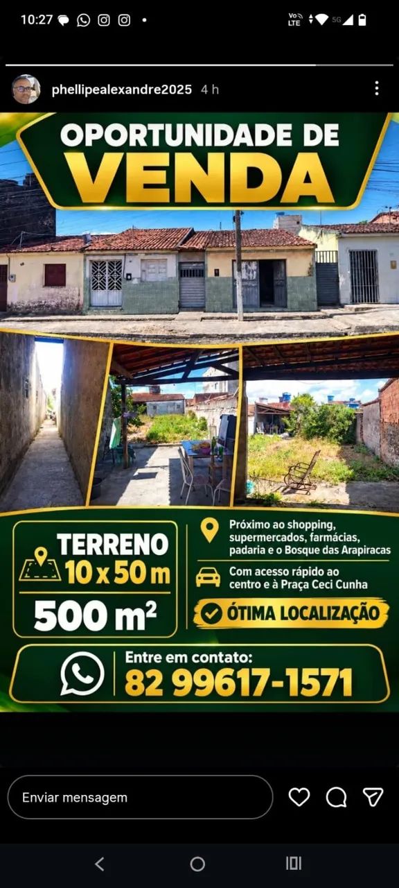 Casa com terreno 