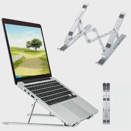 Suporte para Notebook de Alumínio Com Ajuste Le-066 It-blue *ENTREGA GRÁTIS*