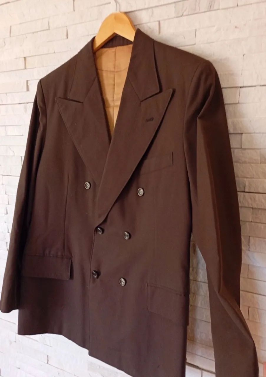 Blazer MarromTranspassado 50M  - Foto 2