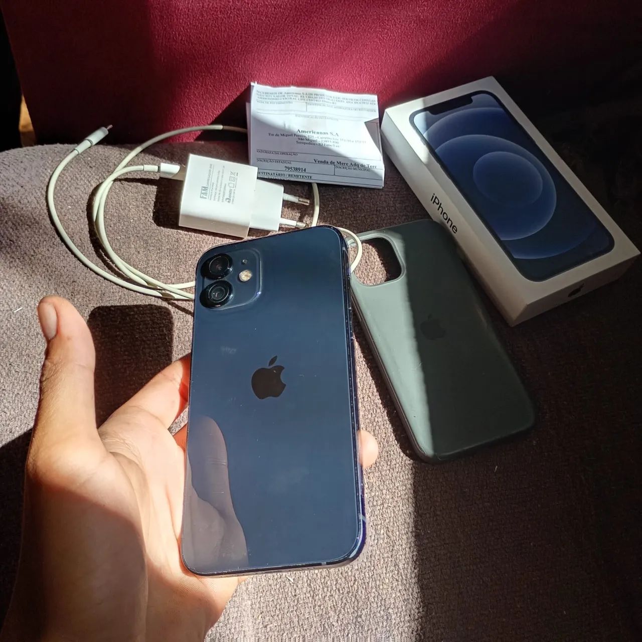 NOTA, CAIXA - IPhone 12 - TODO ORIGINAL, TUDO FUNCIONANDO