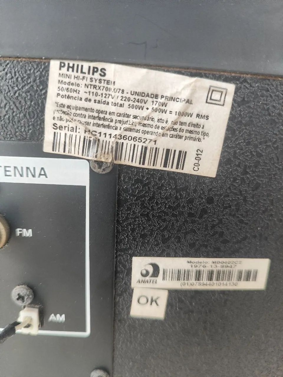 Philips Mini Hi-Fi NTRX700 | 1000W | Bluetooth | - Foto 3
