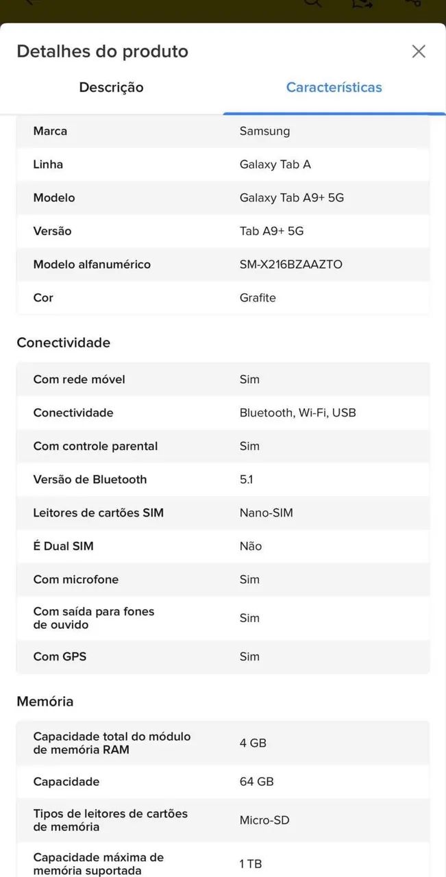 Tablet Samsung A9+ - Foto 3