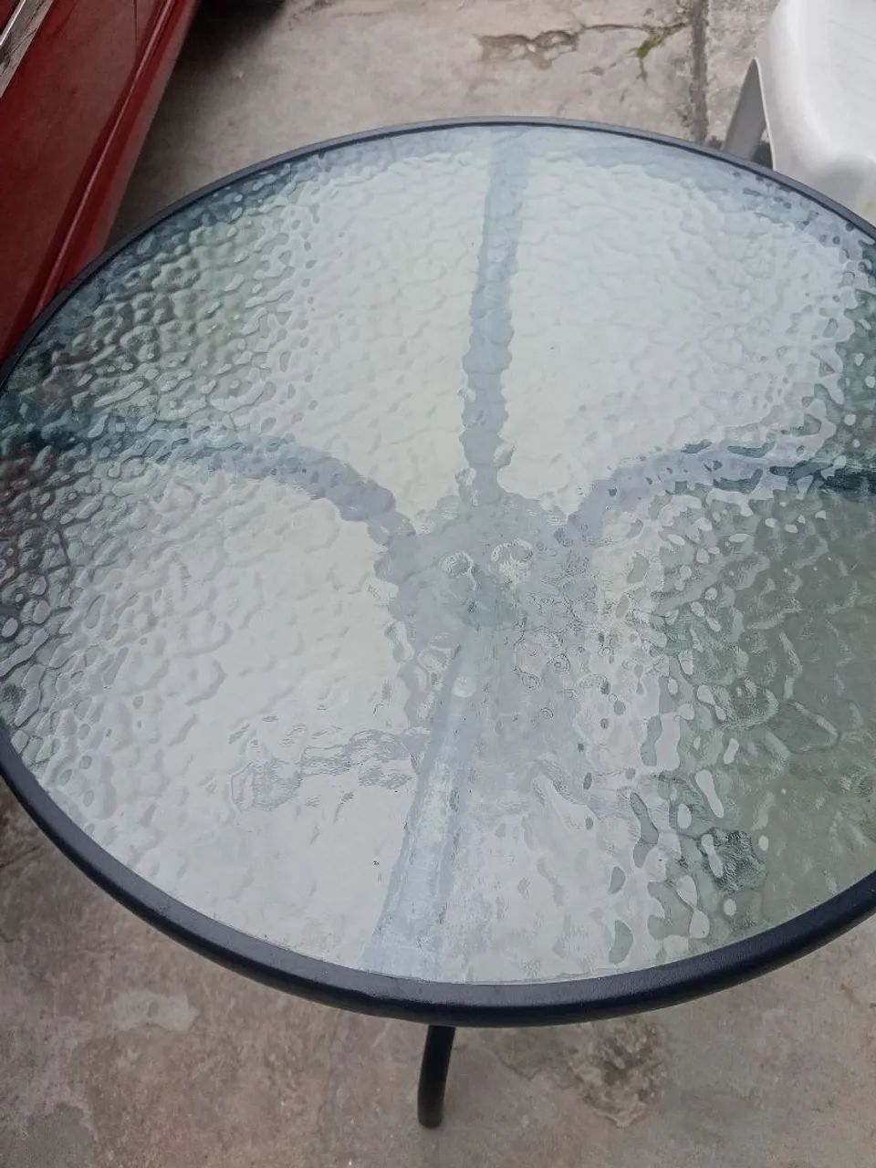 Mesa de canto com tampo de vidro  - Foto 2