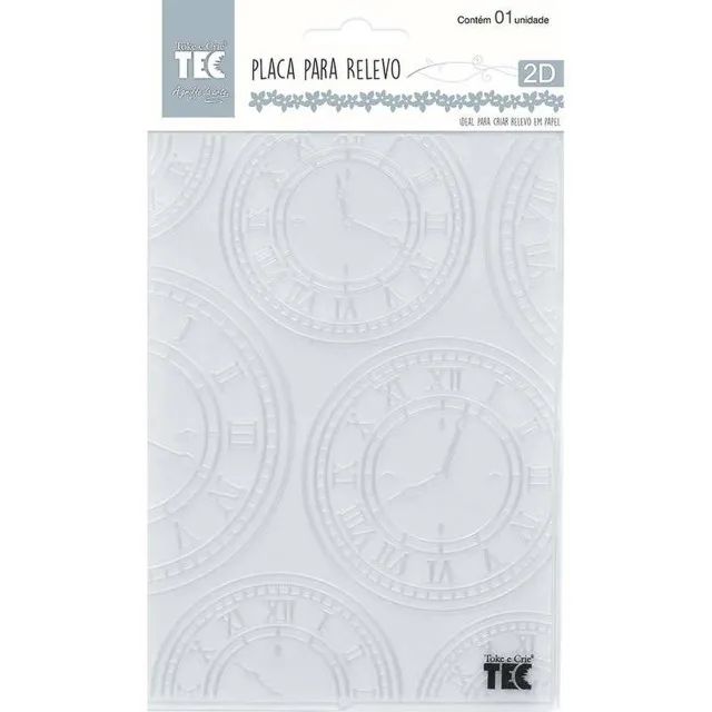 Placa Para Relevo Embossing 2D Tamanho B6 - Toke E Crie - Foto 3