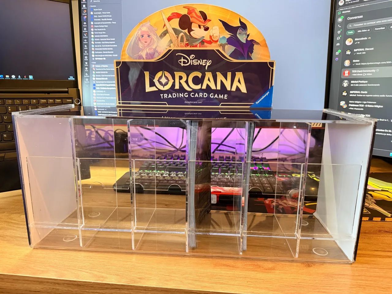PDV Expositor Copag Oficial Lorcana Acrílico  - Foto 3