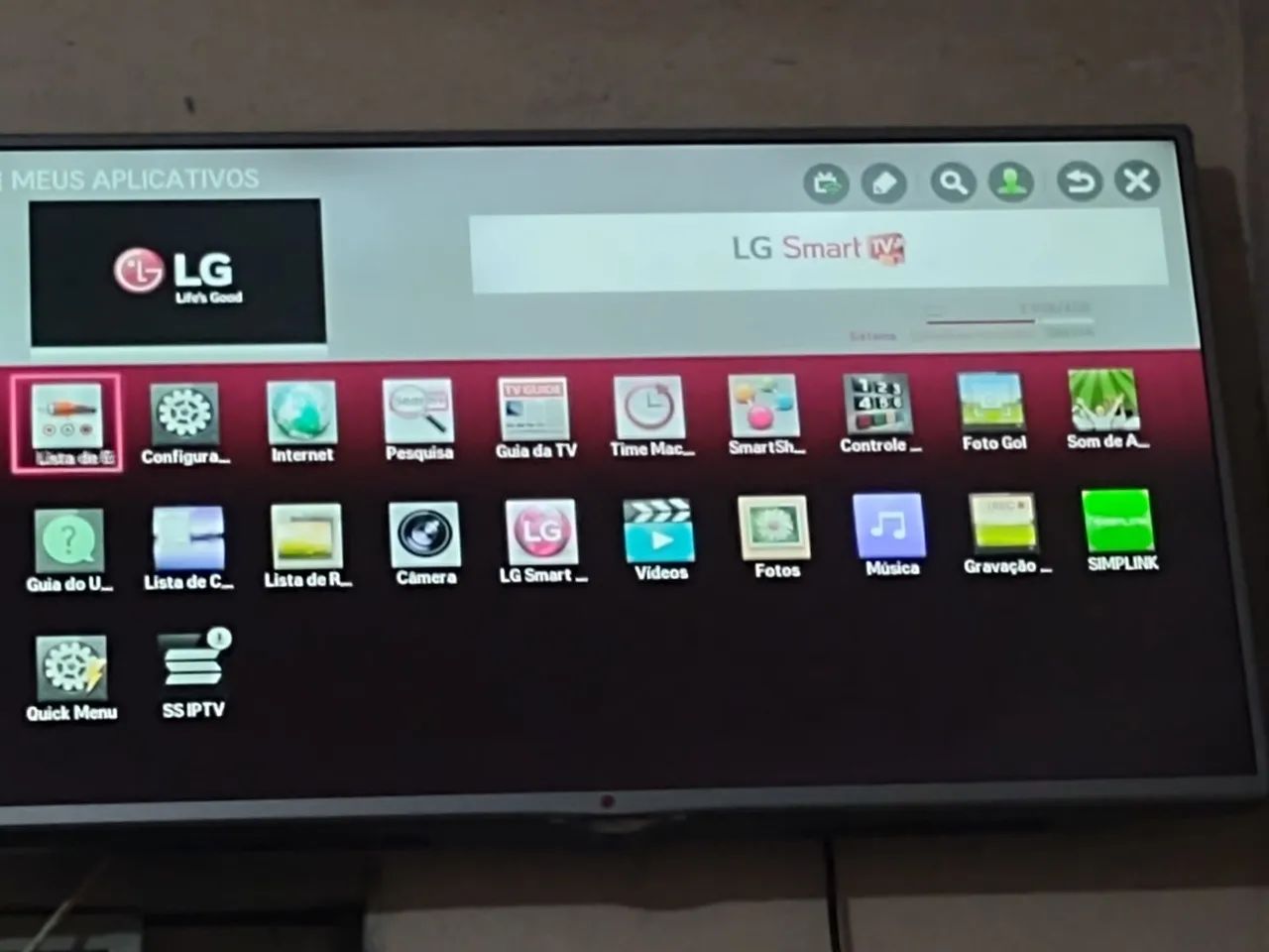 Tv Smart Lg 42 polegadas imagem perfeita sem detalhes .