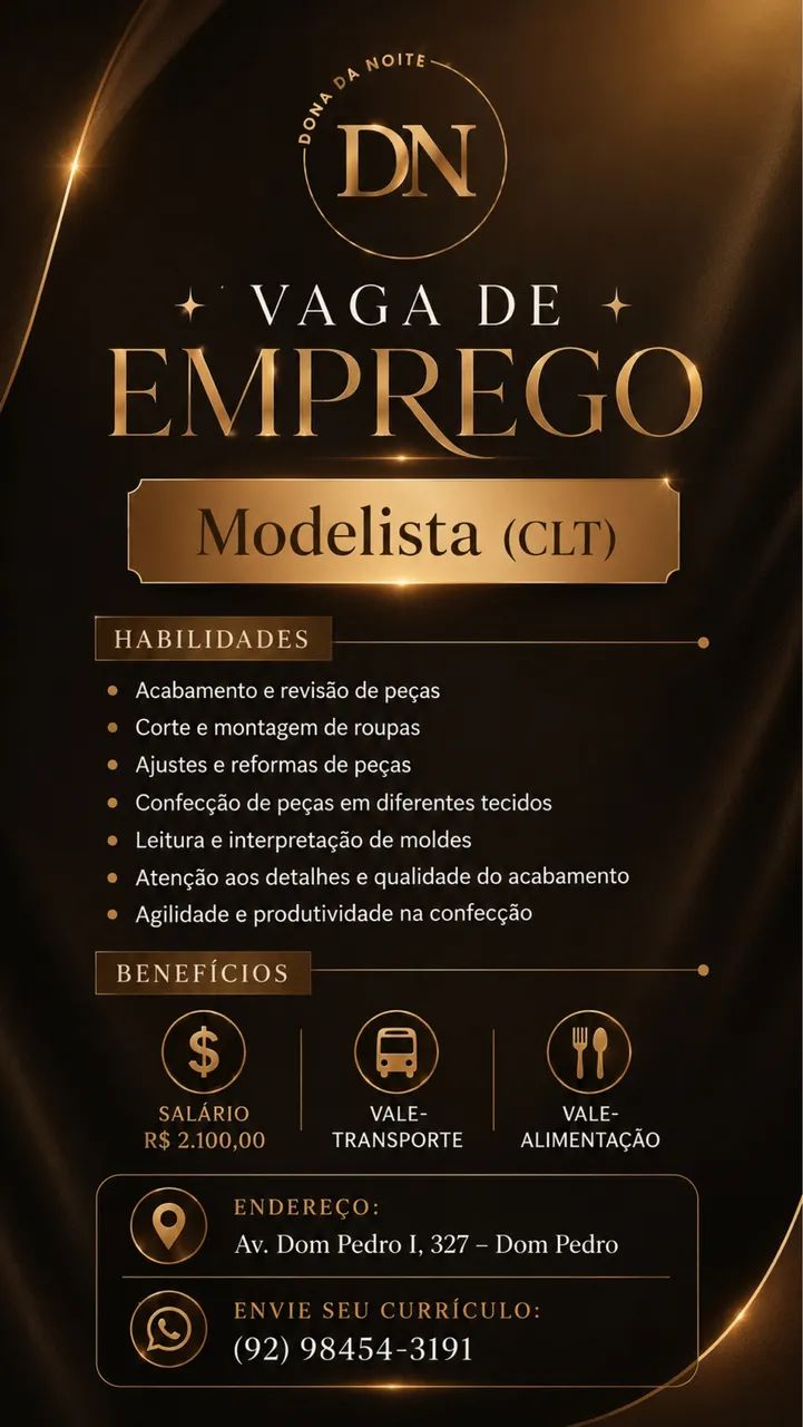 Vaga de emprego 