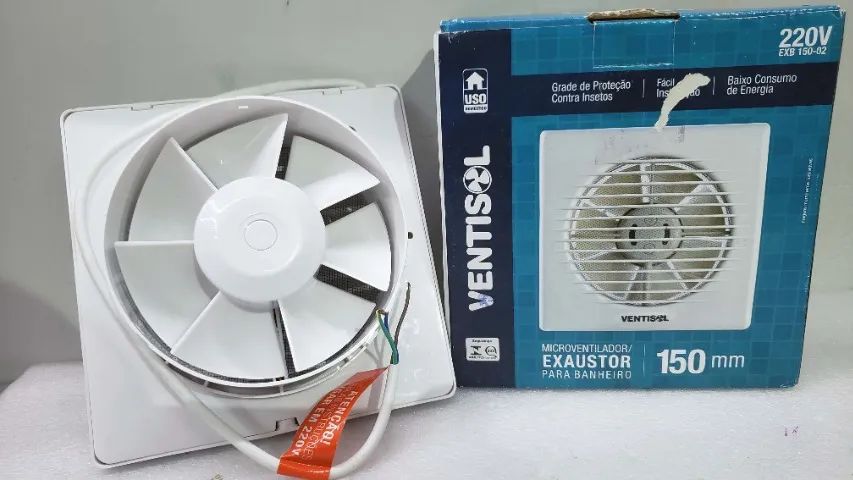 2 Exaustor r150mm 220v e 2 Coifa, 6 metros e 3 metros - Foto 2