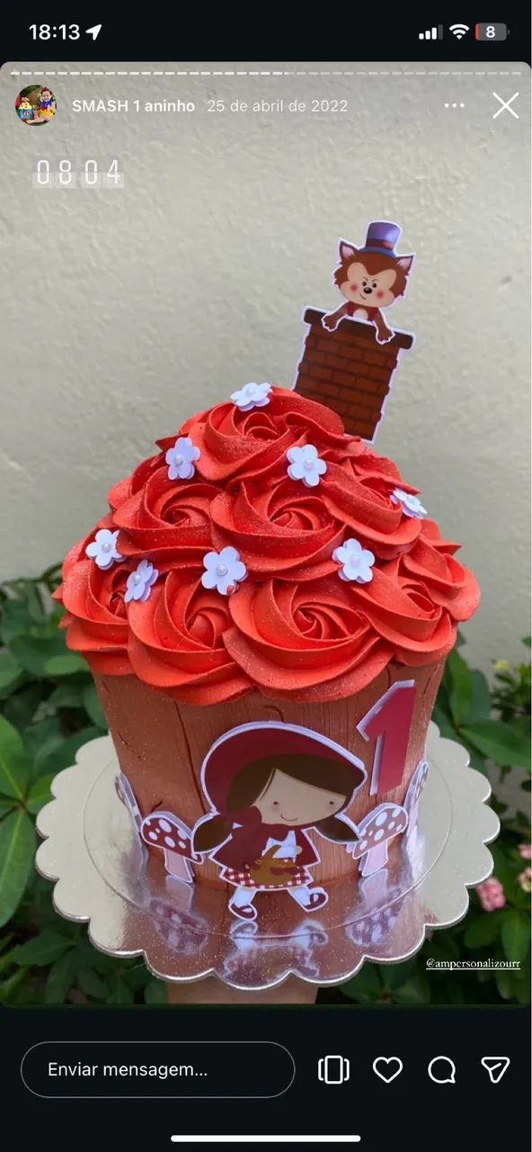Bolo pequeno para smash the cake  - Foto 3