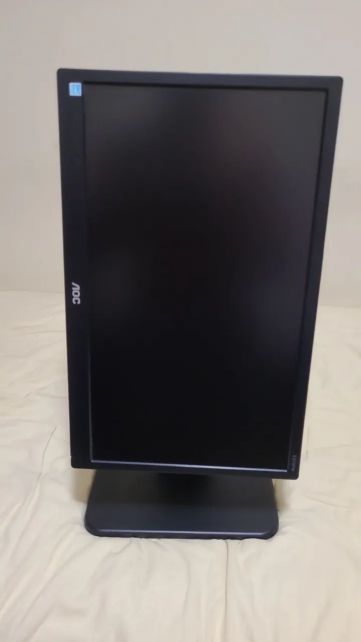 Monitor LED AOC 18,5" E970PWHEN Preto - Foto 2