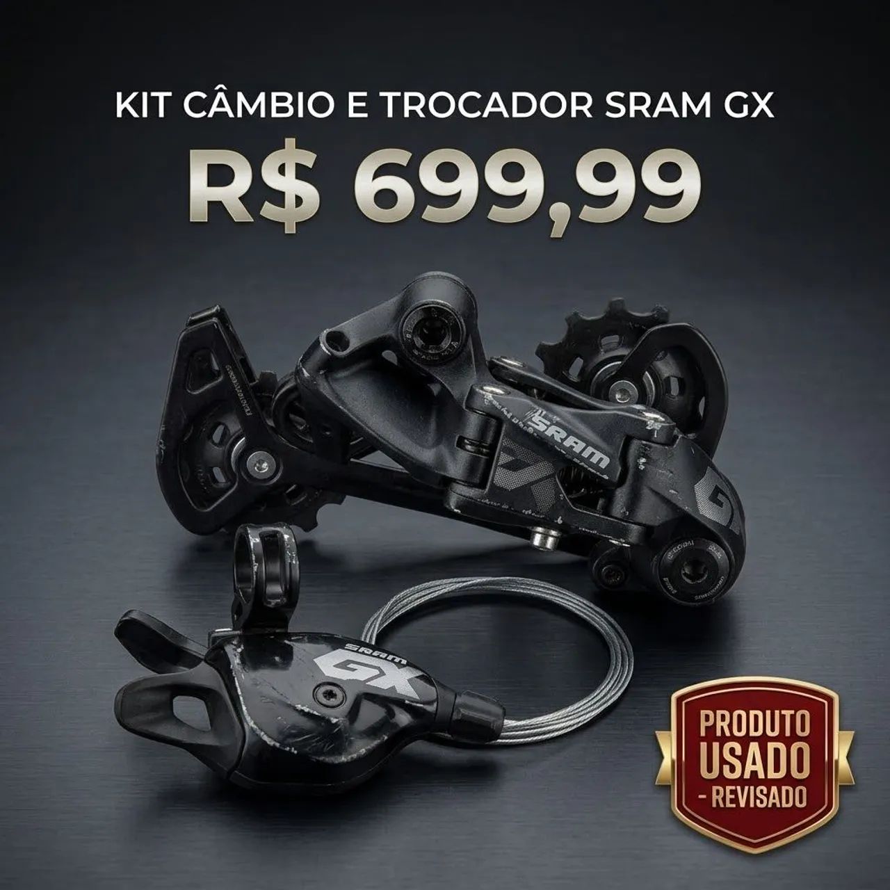 KIT CÂMBIO E TROCADOR SRAM GX