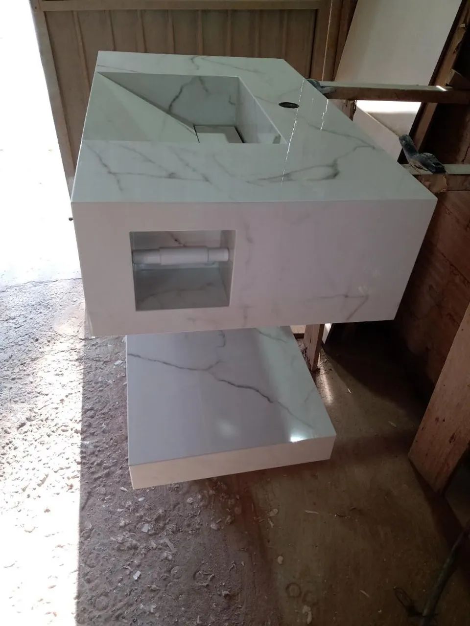 Fabricamos pias de porcelanato com extensor... - Foto 3