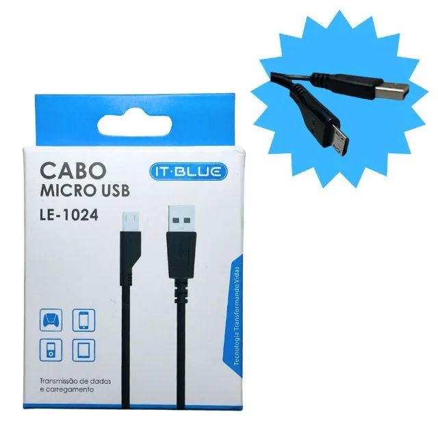 Cabo Carregador Tipo C e Micro USB **QUEIMA DE ESTOQUE** Aproveite! e Transferência d Dado - Foto 2
