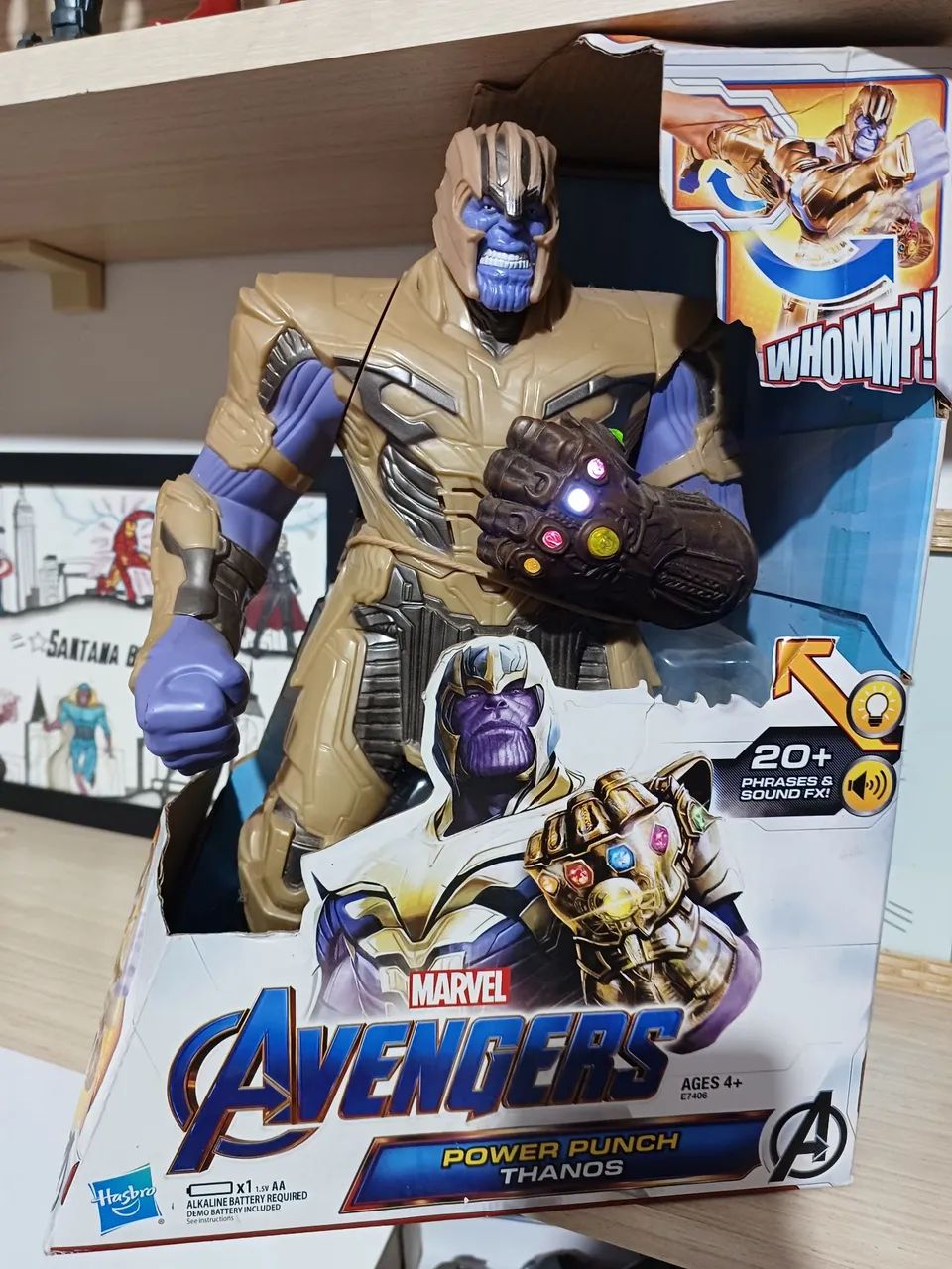 Thanos eletrônico 35cm original marca Hasbro  - Foto 3