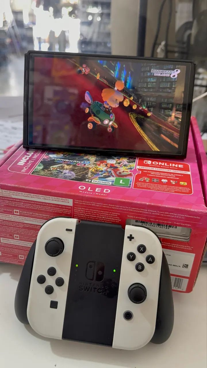 nintendo switch com jogo completo  - Foto 2