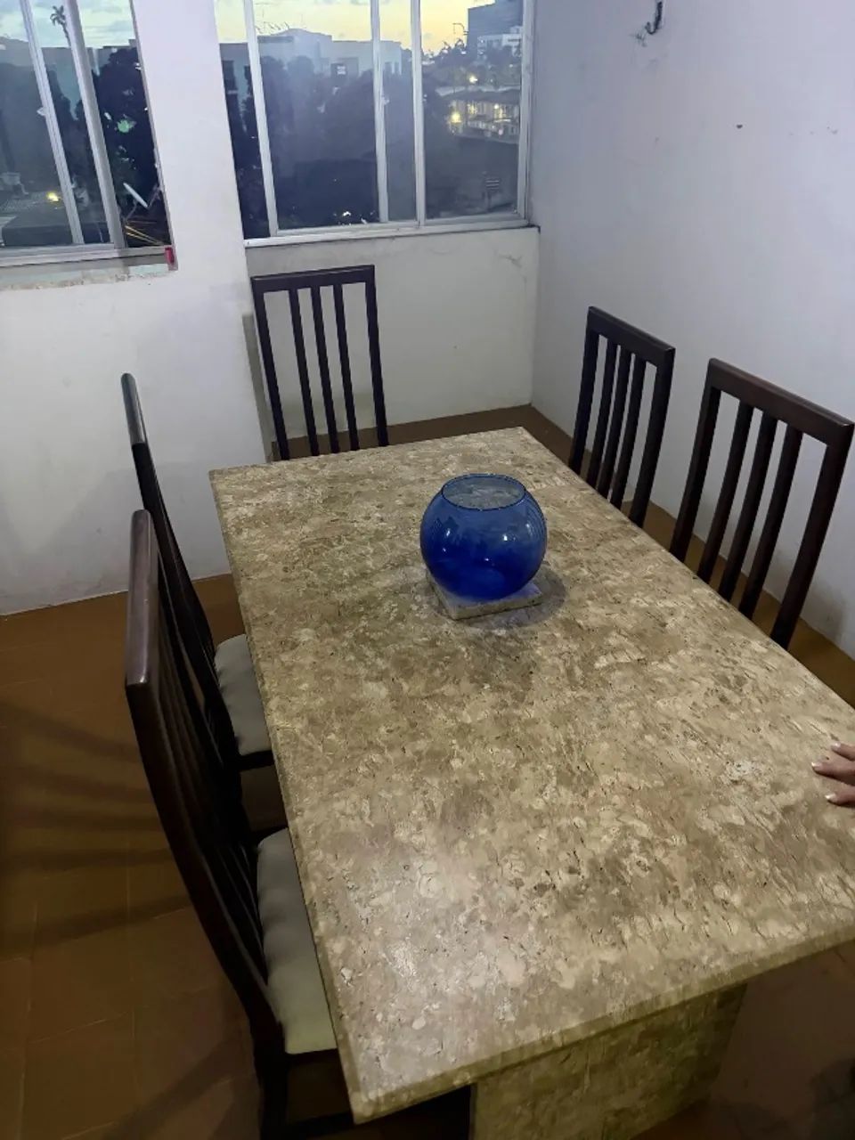 Mesa Retangular de Marmore