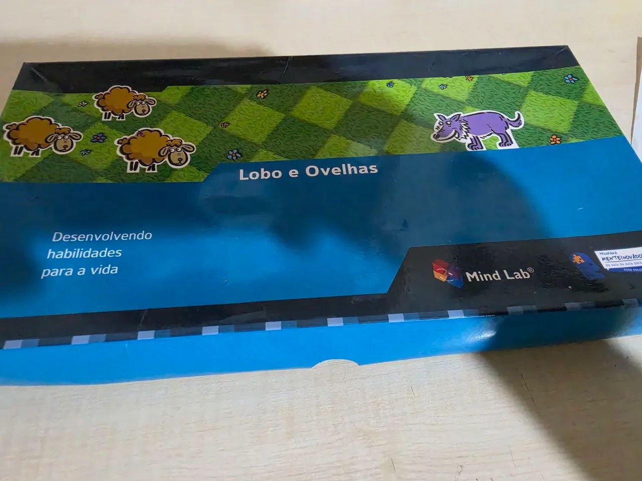Jogo Lobo E Ovelhas Tabuleiro Mind Lab