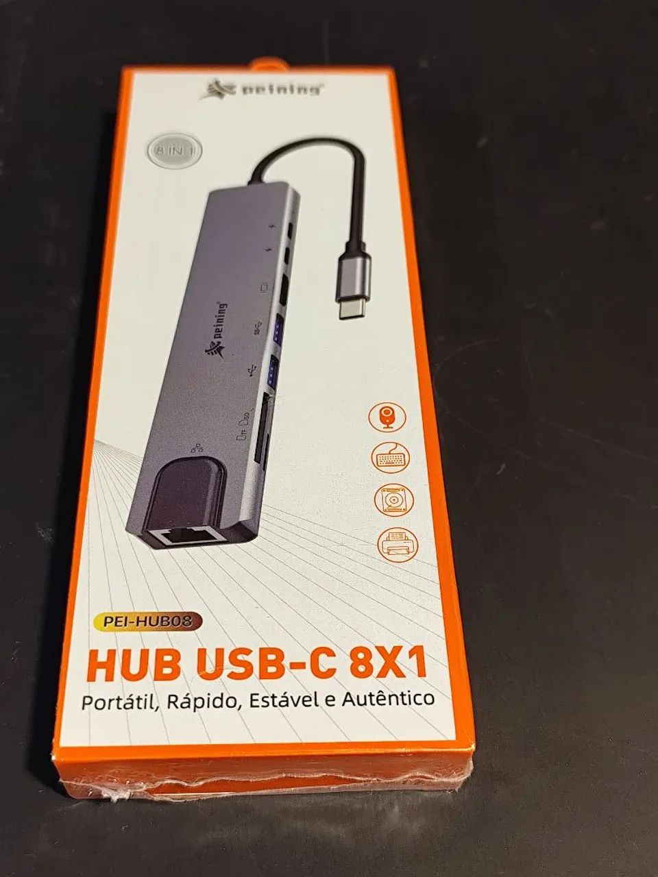 Hub USB-c Adaptador 8 Em 1 Penning 