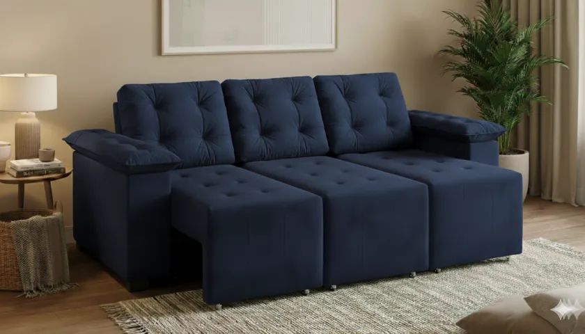 Sofá Turim ( Entrega Grátis em Fortaleza ) - Foto 4