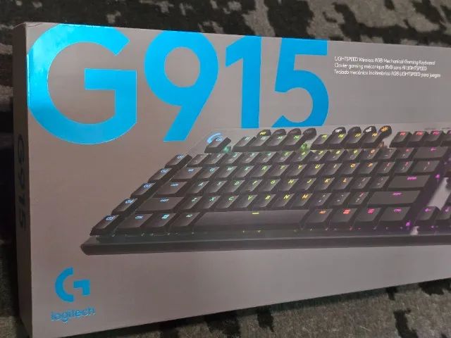 Teclado Mecânico Gamer Sem Fio Logitech G915 X LIGHTSPEED - NOVO LACRADO