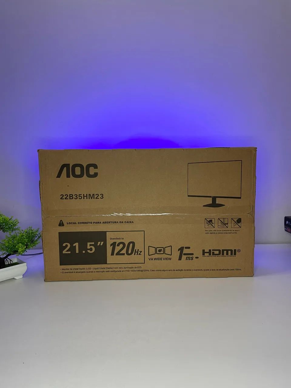 Monitor Gamer AOC 21,5? Full HD 120Hz - Foto 2