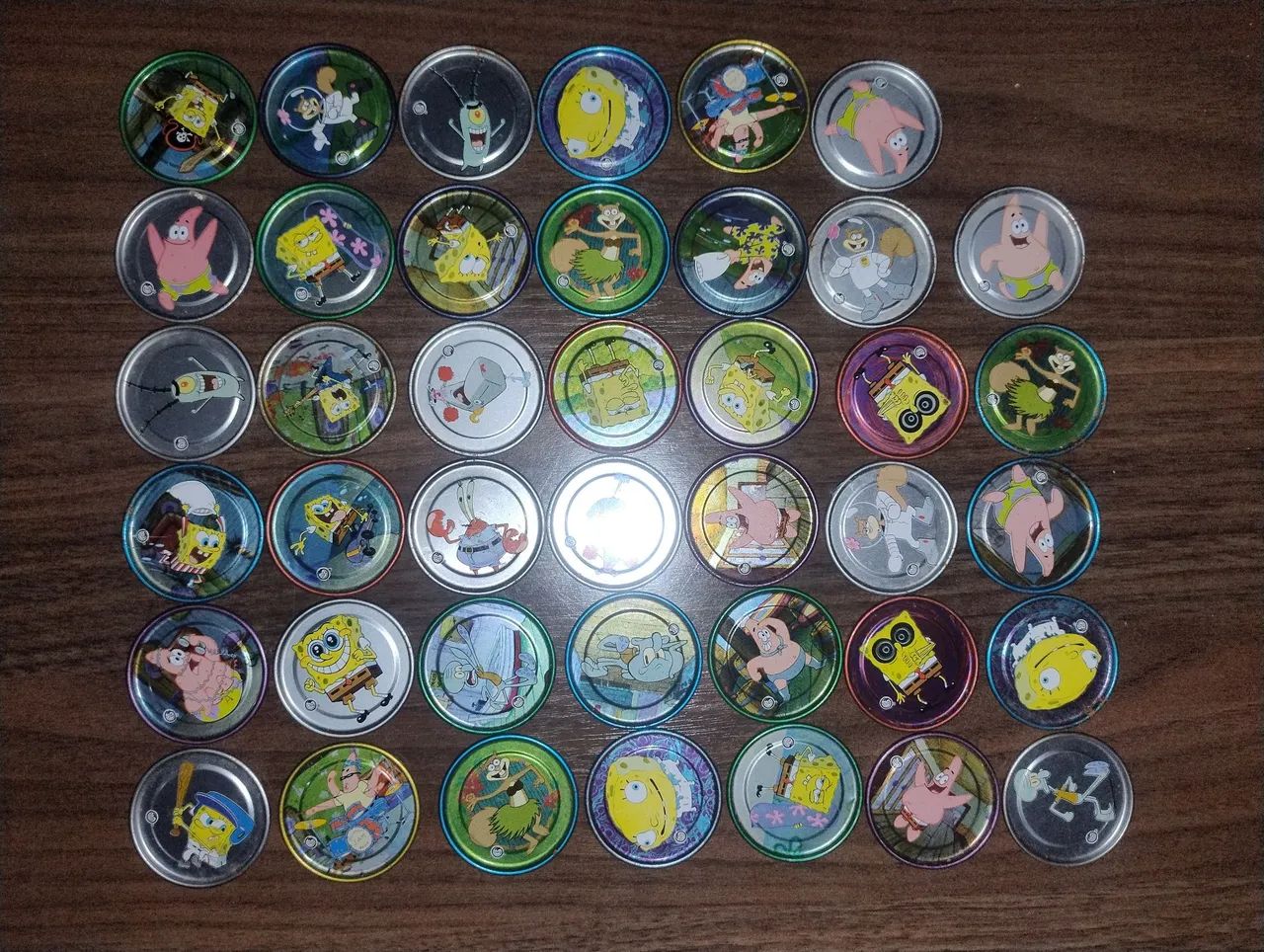 Tazos de Titanium Bob esponja ( raridade)
