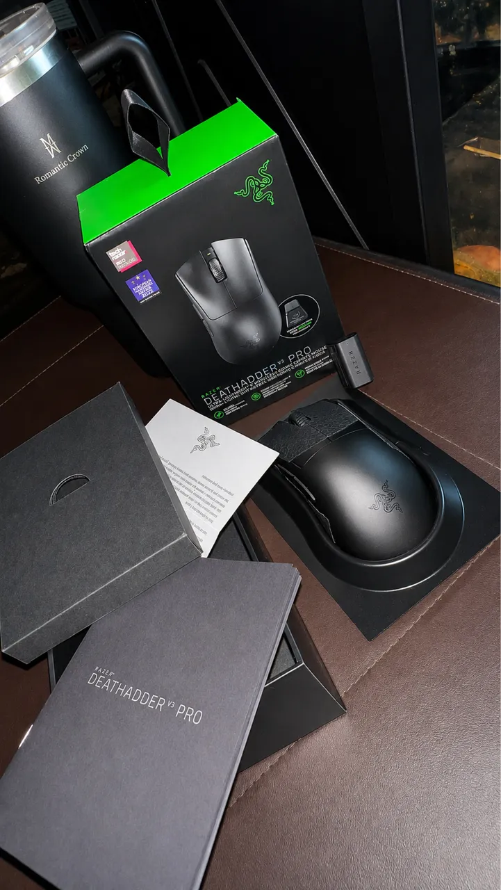 razer deathadder v3 pro acompanha doongle 8k - Periféricos e