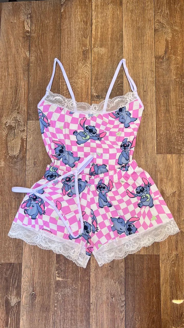 Conjunto babydoll + calcinha 