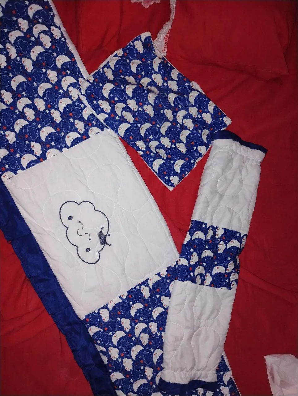 Enxoval masculino com 7 peças e acompanha um vel qualquer dúvida entre em contato  - Foto 2