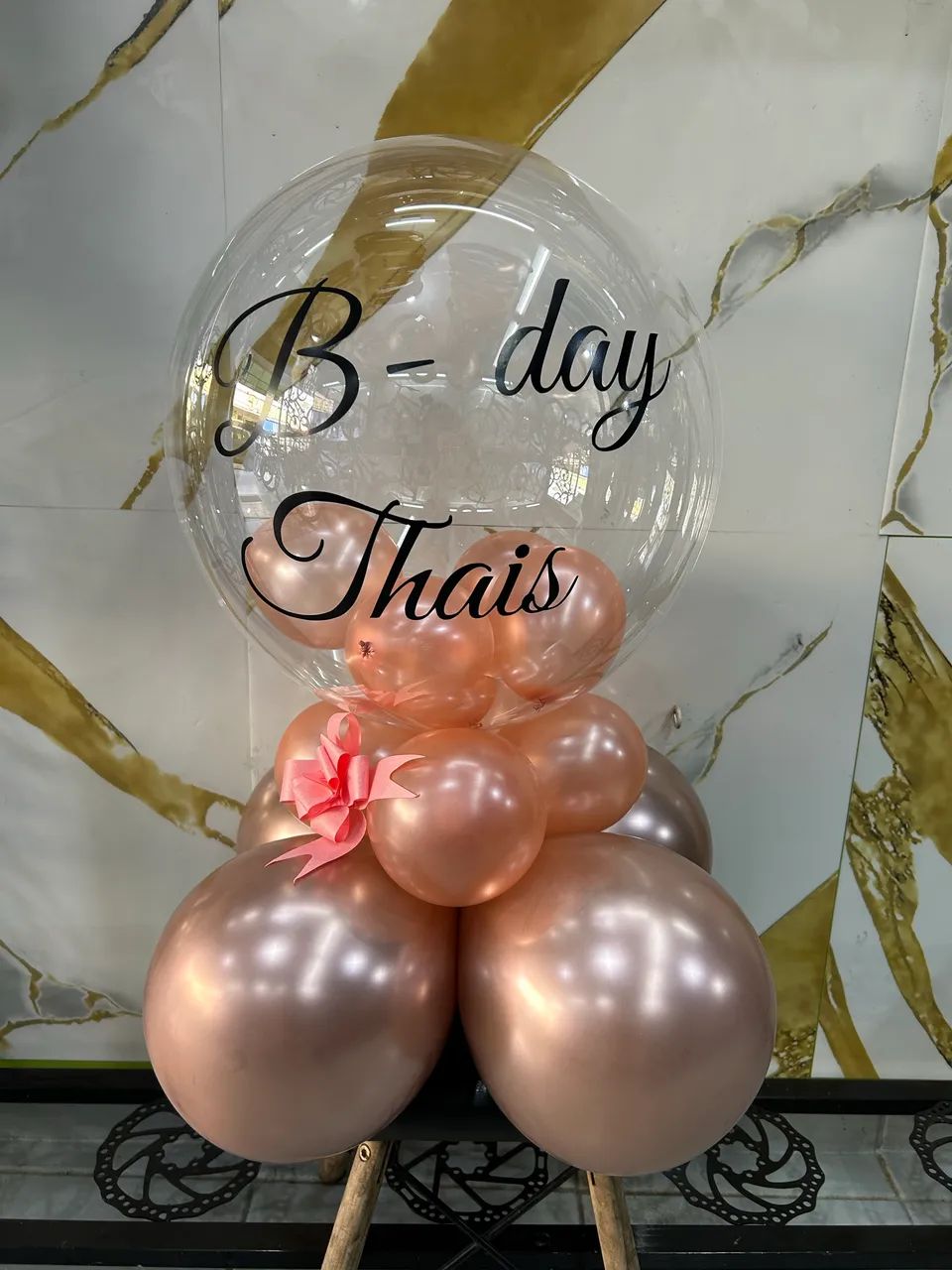 Balão centro de mesa personalizado 