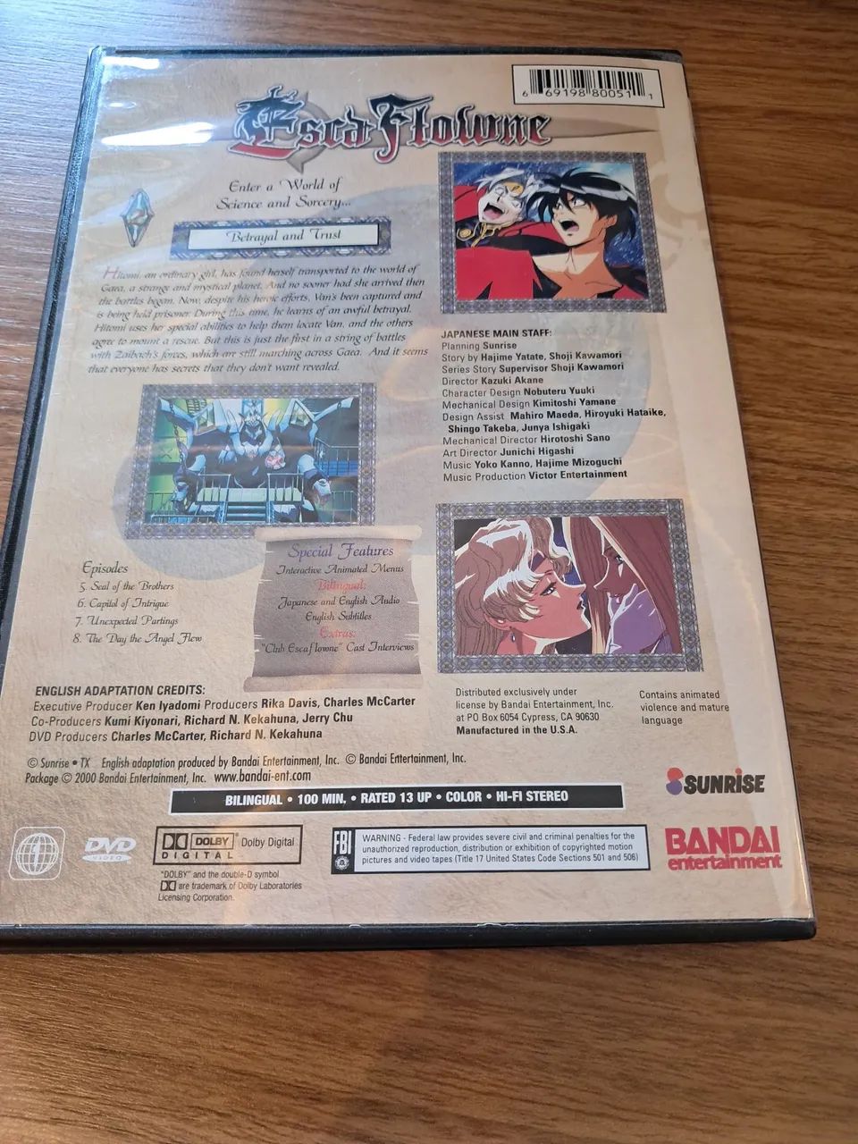 Dvd importado Escaflowne  - Foto 3