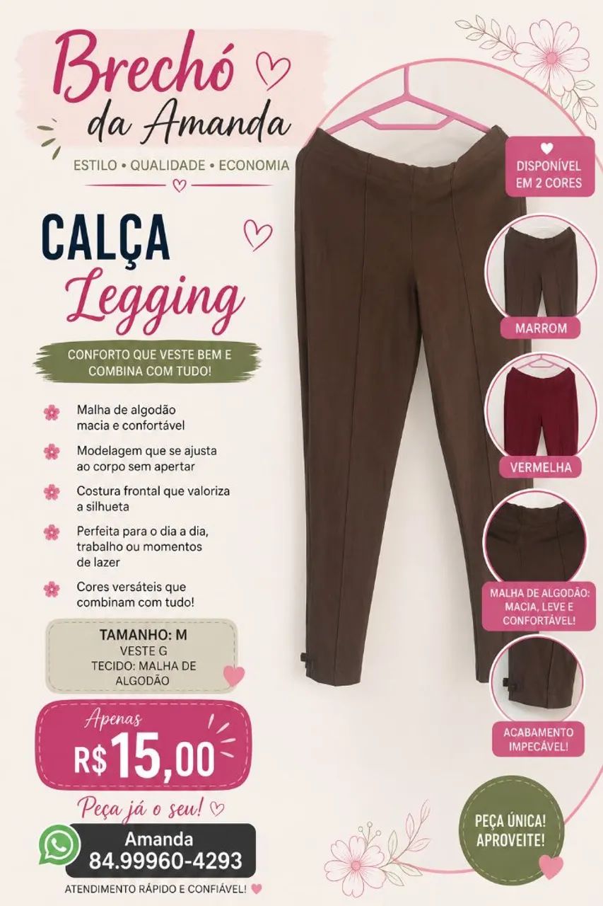 Calça legging