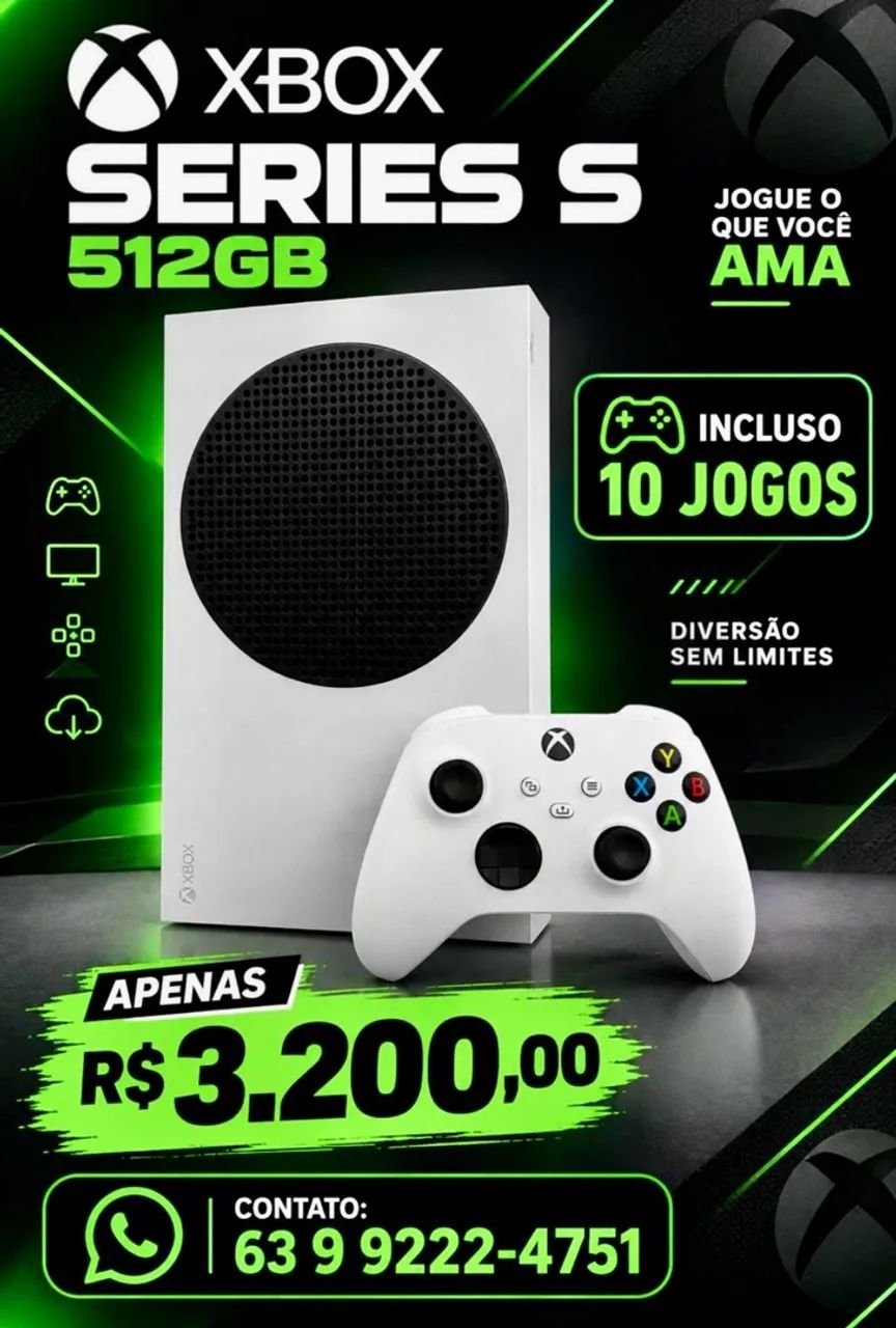 Console XBOX Série S + Headset importado