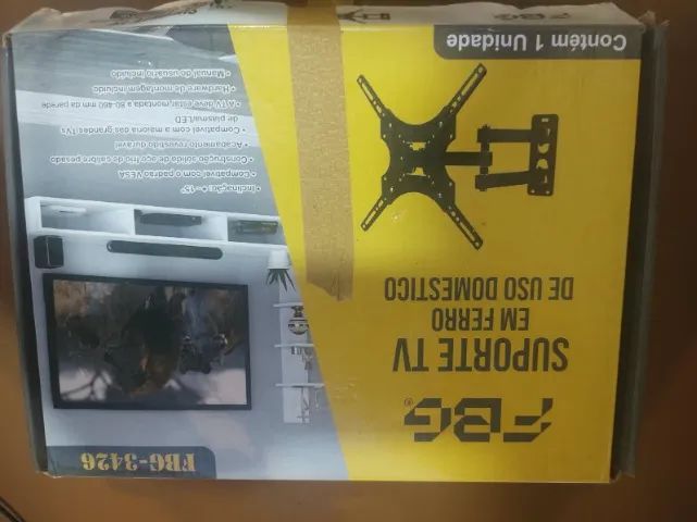 Suporte Tv tri articulado 14 a 58 polegadas universal - Foto 2
