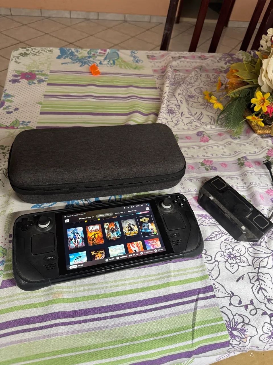 Steam Deck 1TB LCD + estojo + dock para tv - Consoles de Vídeo