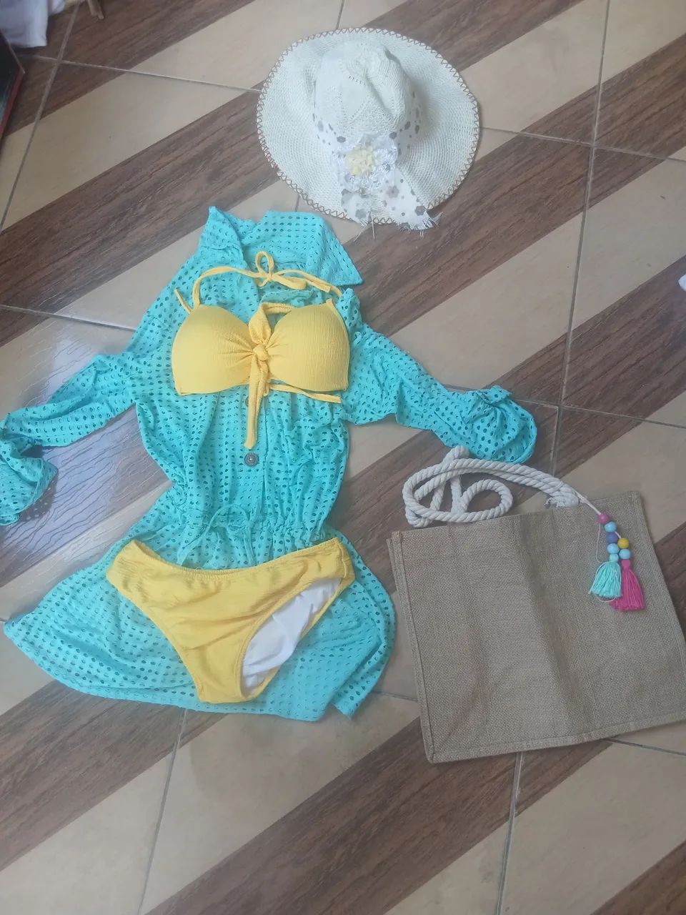 Look de praia completo