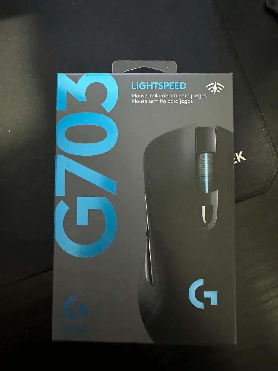 G703 lightspeed mouse sem fio top de linha.