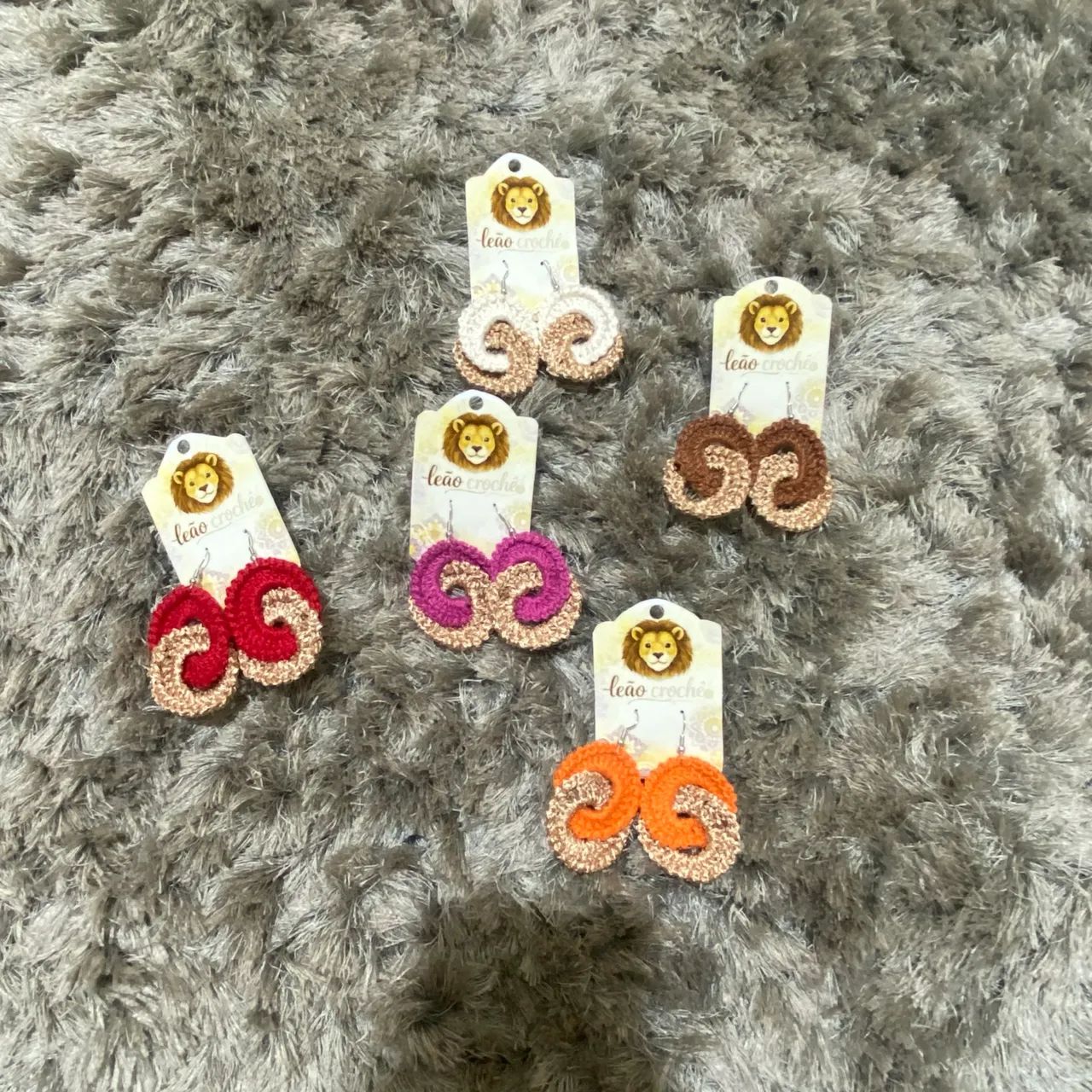 Brincos de crochê  - Foto 3