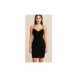 vestido feminino midi preto com bojo