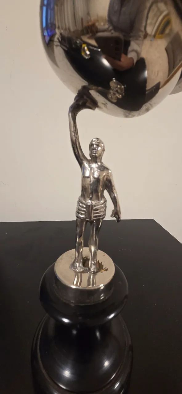 troféu vintage 1950 - 24cm - Foto 3