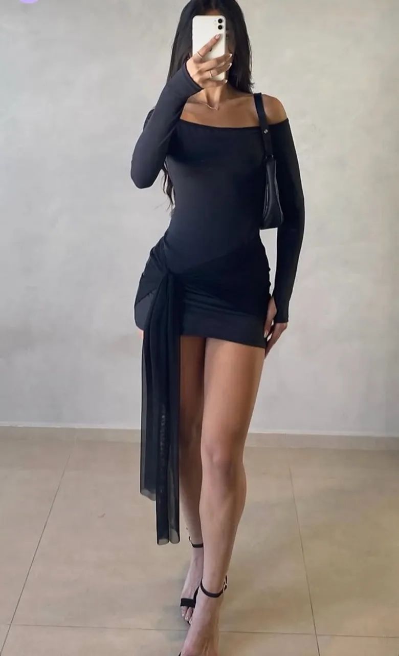 Vestido curto vinho 