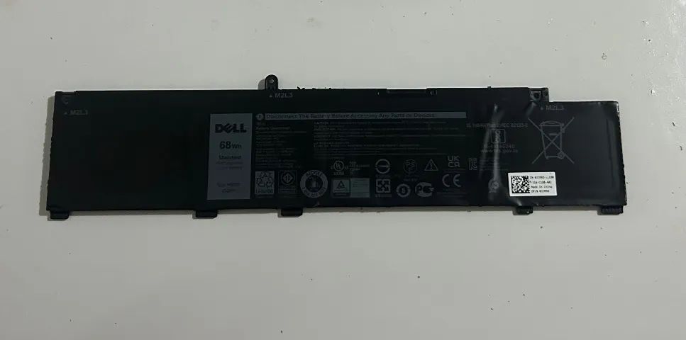 Bateria Dell Inspiron Gamer 15'' G3 G5 G7 Type Mv07r - 68wh Preto - Foto 2