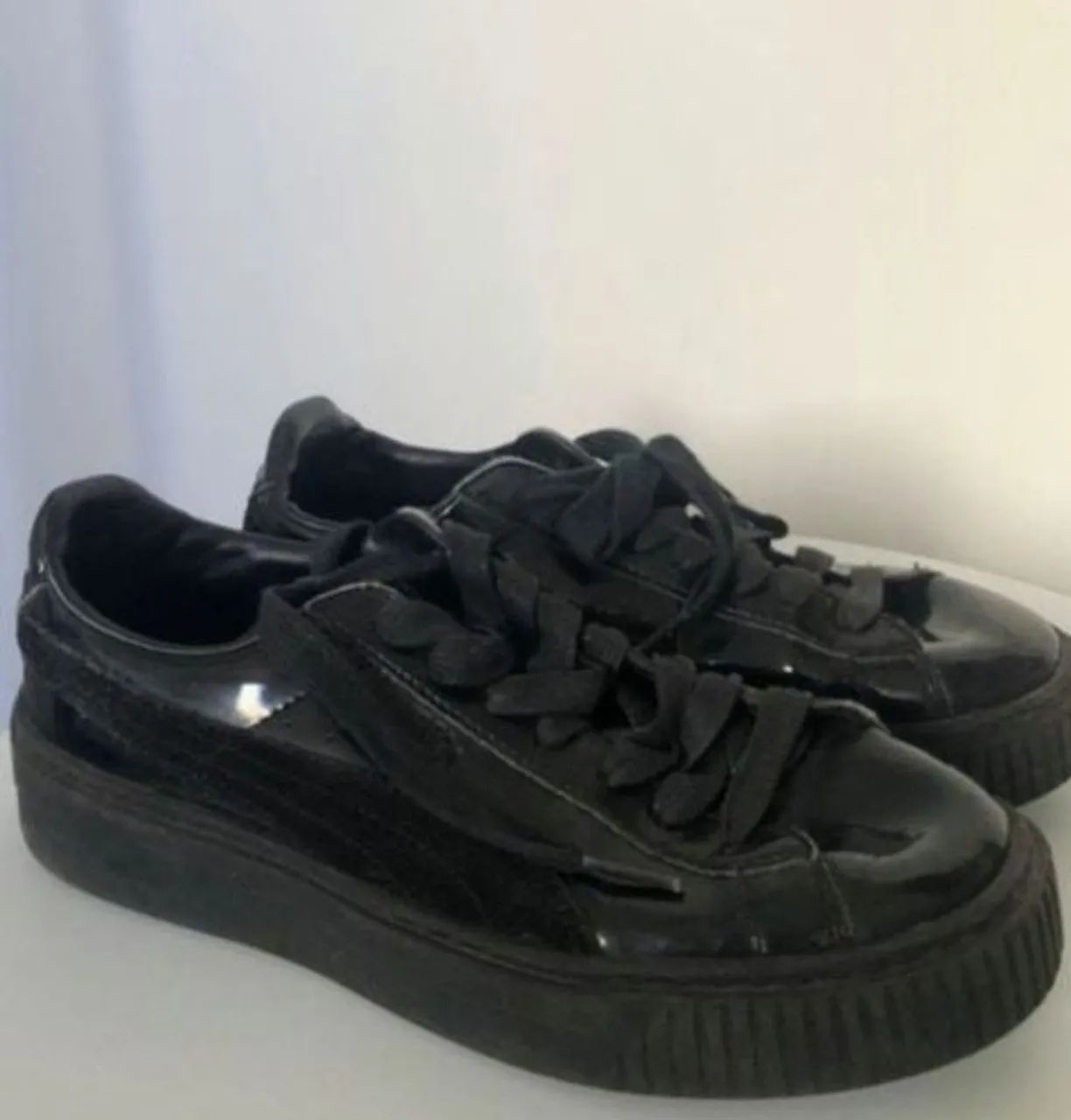 Tênis Puma couro preto - n.35