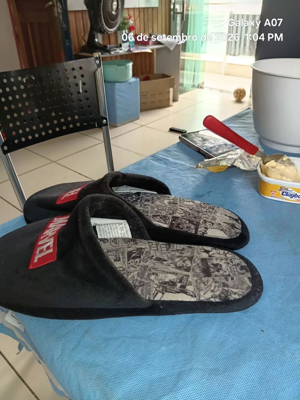 Pantufa Marvel masculina 42/43 - Foto 2