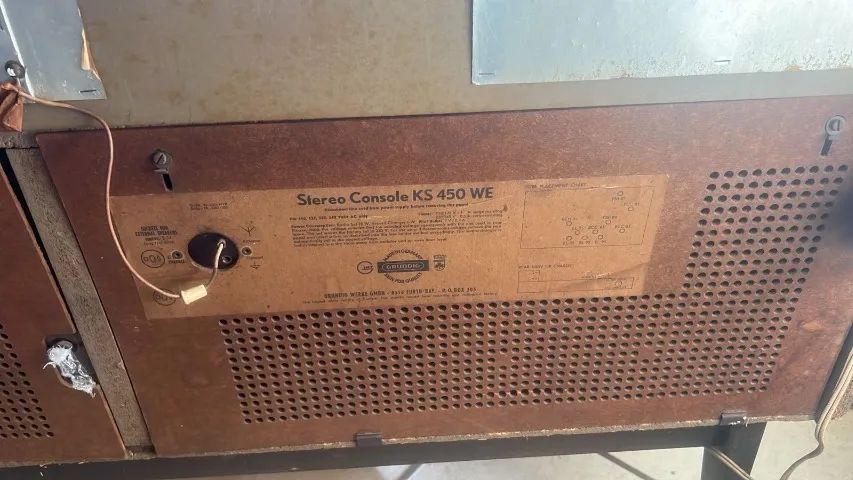 Vitrola grundig, modelo ks450 we - Foto 4
